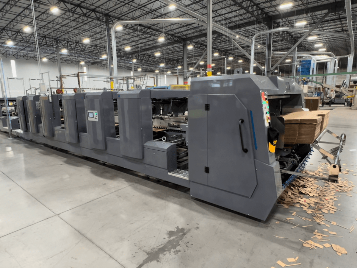 New 72” TS Folder Gluer at Rusken&nbsp;Packaging