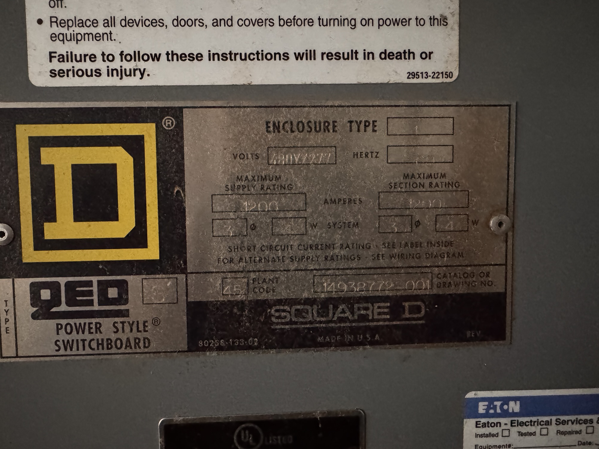 Turnable Panel Switch For Sale: Switch Gear Panel, Mesh Top Turntable, and Corner Stackers ...